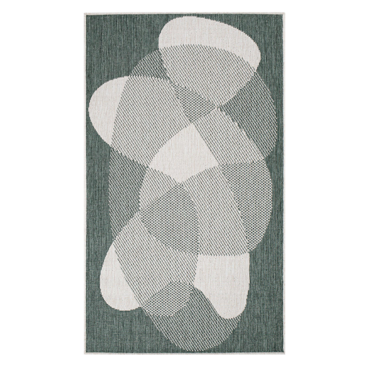 OUTDOOR-TEPPICH DuoRug 5835 Grün 80x150 cm - Grün, Textil (80/150cm) - carpet city