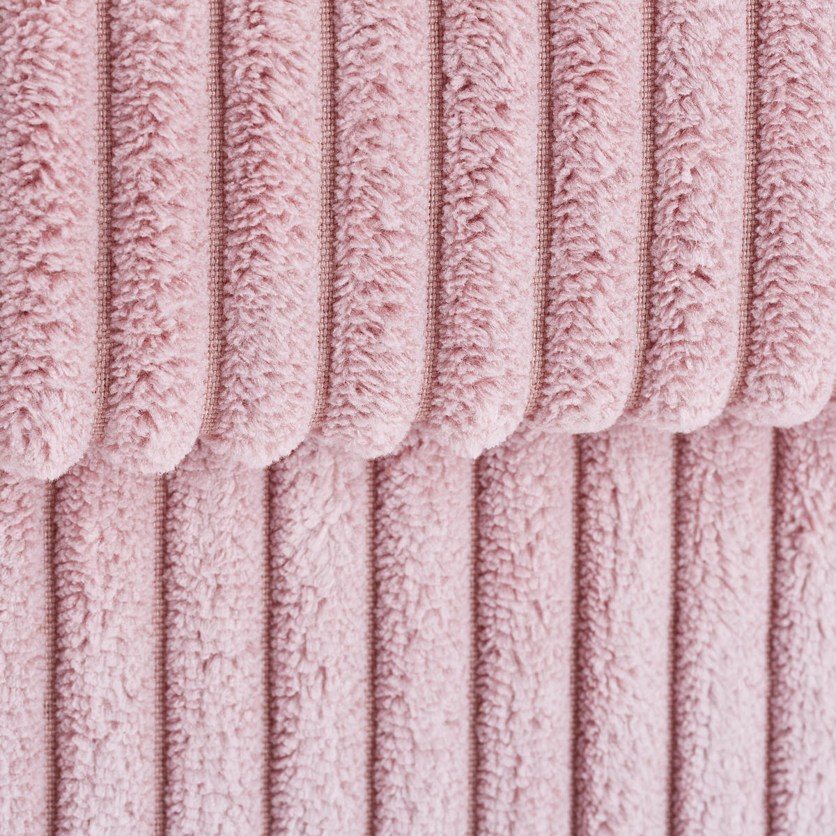 SITZWÜRFEL - Rosa, Holzwerkstoff/Textil (38/38/38cm) - Relaxdays