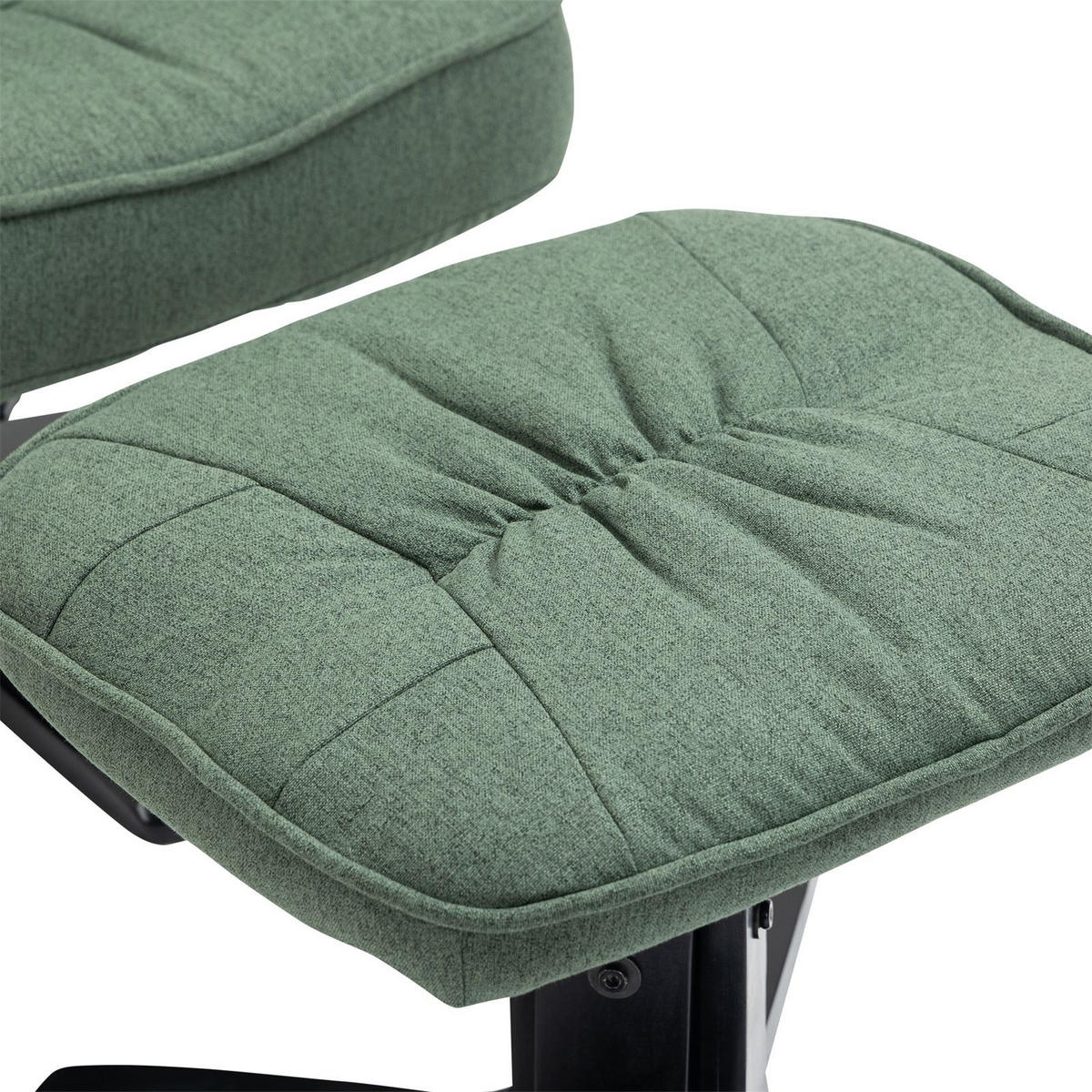 RELAXSESSELSET CHARLY - Dunkelgrün, Textil (76/87/61cm) - IDIMEX