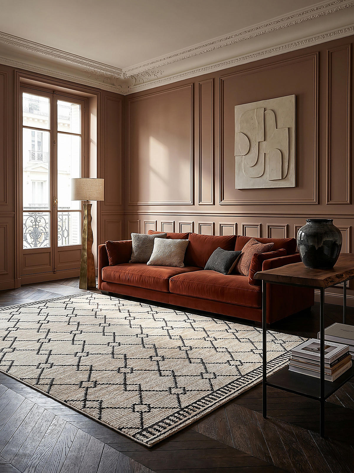 KURZFLORTEPPICH PERRAN, im Berber-Stil, Weiß, 200 x 300 cm - Weiß, Textil (200/300cm) - KADIMA DESIGN