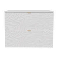 WASCHBECKENUNTERSCHRANK - 80 x 46 - holz - weiß Rinarel - Weiß, Holz (80/60/46cm) - Vente-Unique