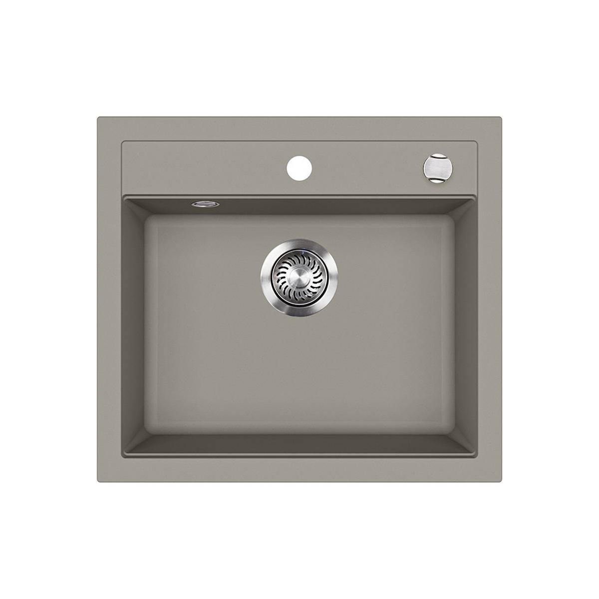 UMYVADLO Paris Beton - šedá, keramika (57/20/51cm) - Bergstroem