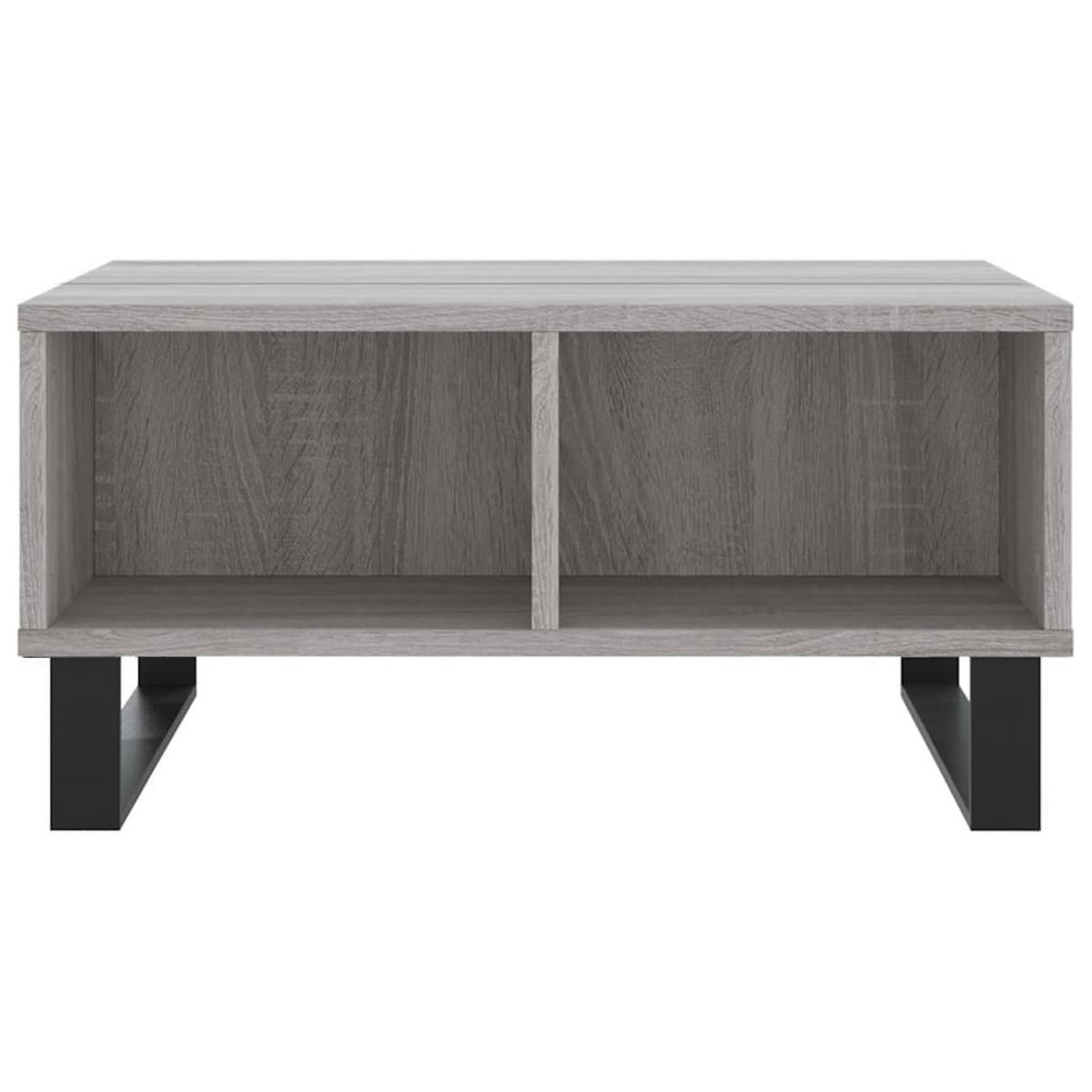 COUCHTISCH Grau Sonoma 60x60x30 cm Holzwerkstoff - Grau, Holzwerkstoff (60/60/30cm) - furnicato