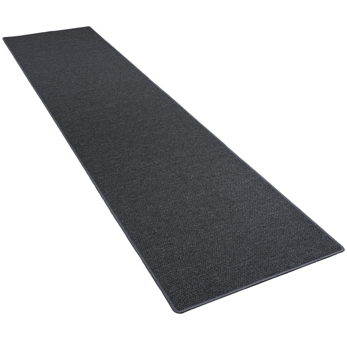 LÄUFER TEPPICH BENTZON FLACHGEWEBE - Anthrazit, Textil (100/300cm) - Snapstyle