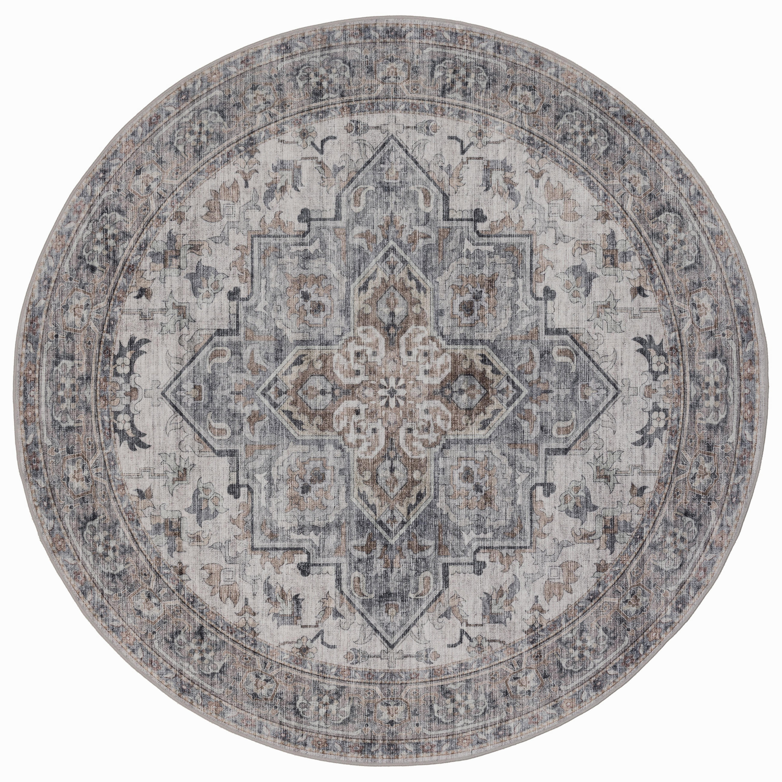 Kadima Design Teppich Beige 200x200 cm