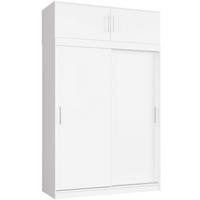 SKRIŇA NA OBLECENIE - biela, kompozitné drevo (150/245/60cm) - RAUMHIRSCH FURNITURE