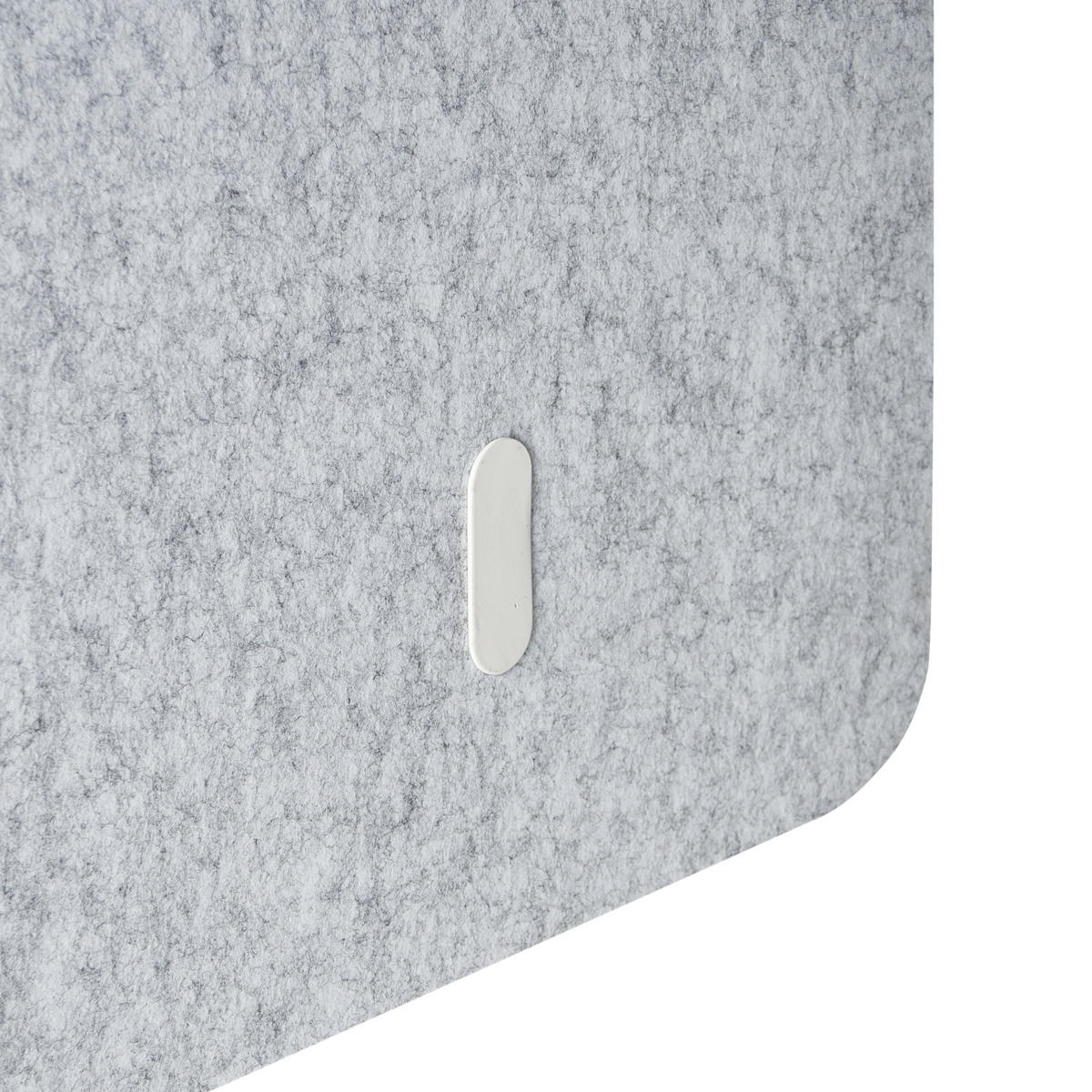 DĚLICÍ STĚNA NA STŮL 120/50 cm Světle šedá Foldy - světle šedá, plast (120/50/1cm) - Beliani