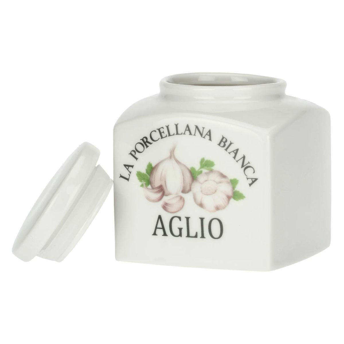 VORRATSDOSE Aglio 0,5 l - Multicolor, Keramik (10/10/11cm) - La Porcellana Bianca
