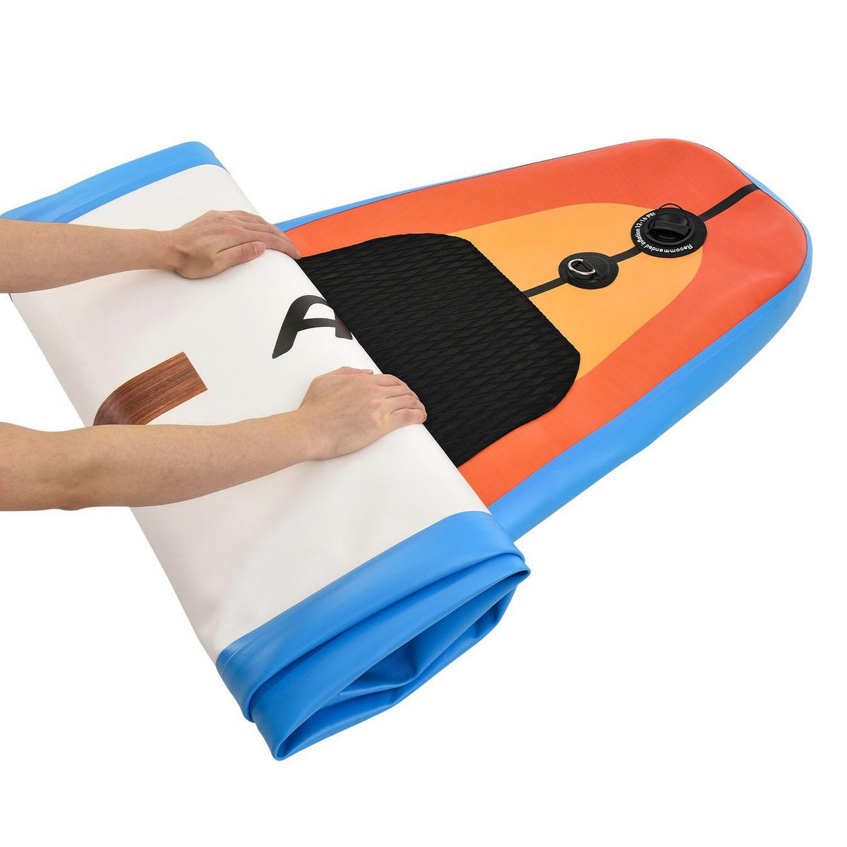 STAND UP Paddle Board Beach Rocker aufblasbar mit Tasche & Zubehör - Orange, Kunststoff (320/76.5/15cm) - Artsport