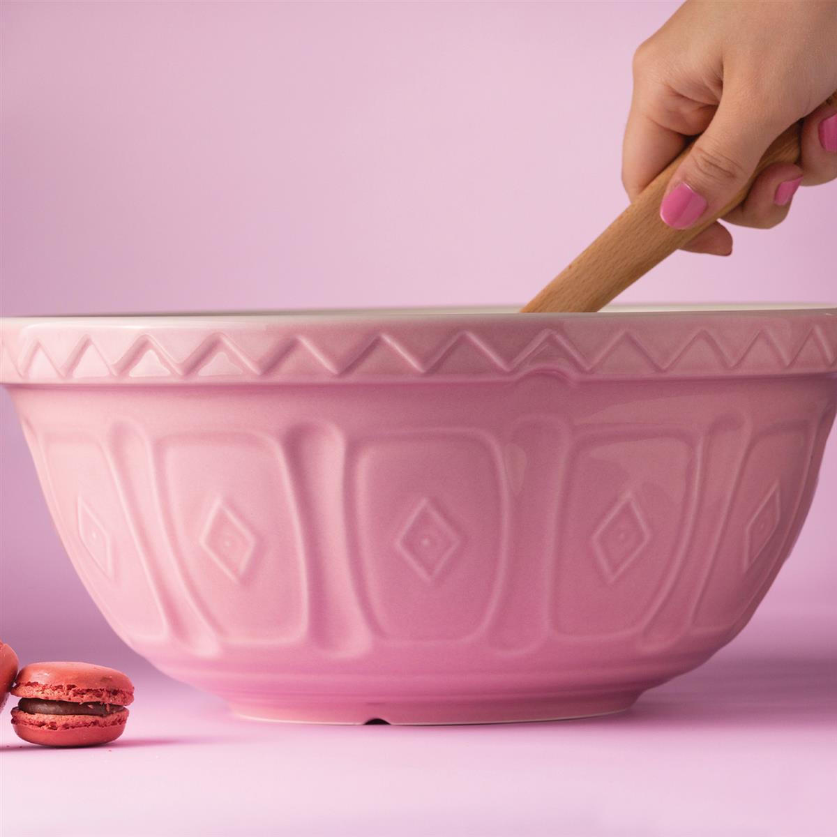 RÜHRSCHÜSSEL, rosa, 2 Liter, Ø 24 cm - Rosa, Keramik (24/10.8cm) - Mason Cash