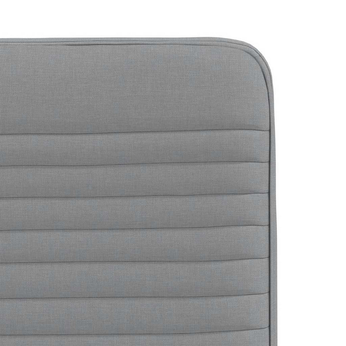 ESSZIMMERSTÜHLE 2 Stk. Hellgrau Stoff 45*54*86cm - Grau, Metall (45/86/54cm) - ZMH