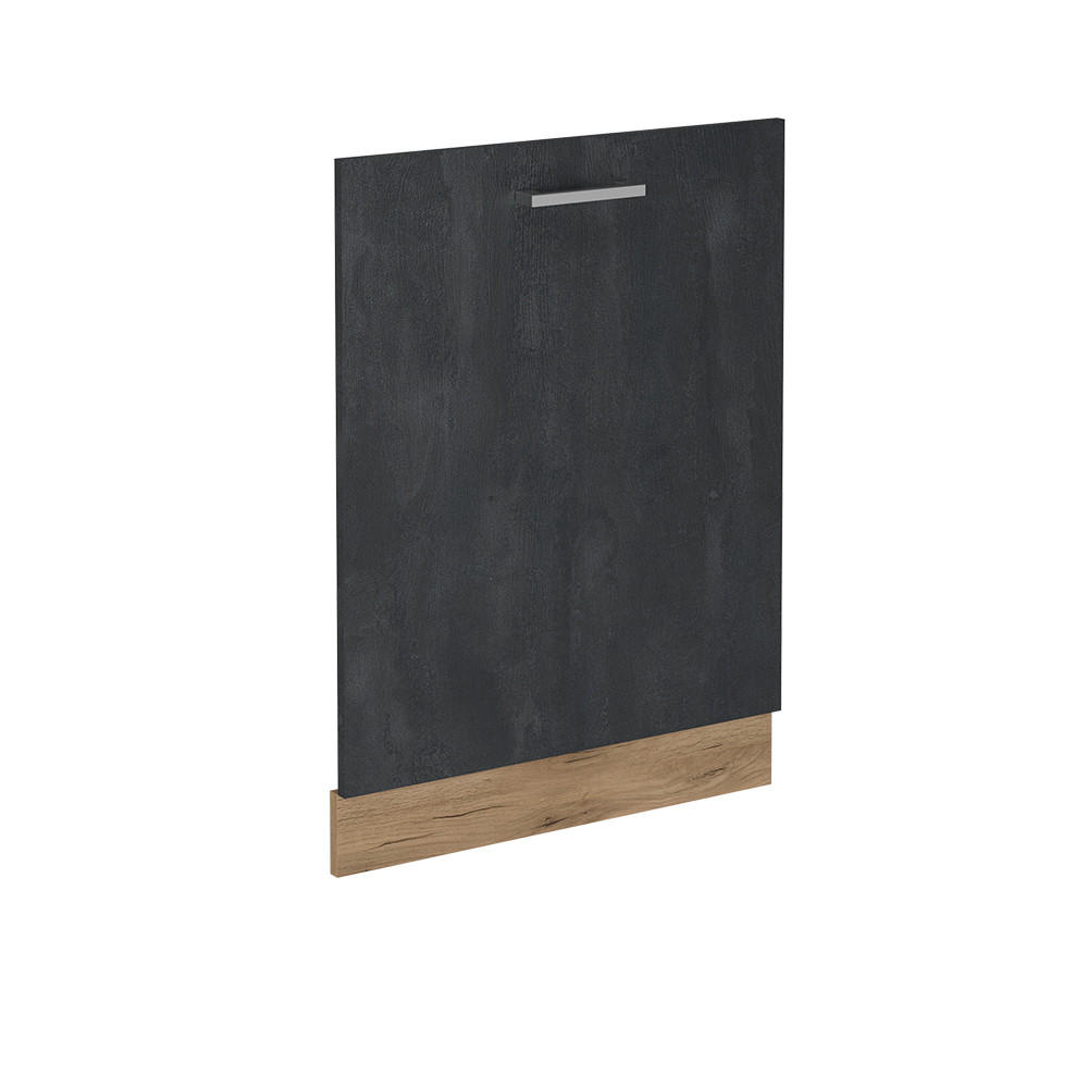 Vicco Geschirrspülblende Schwarz, Eiche 60x81.8x1.6 cm