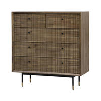 KOMMODE MAZE Braun 100x45x105 cm - Braun, Holz (100/105/45cm) - FURNLUX