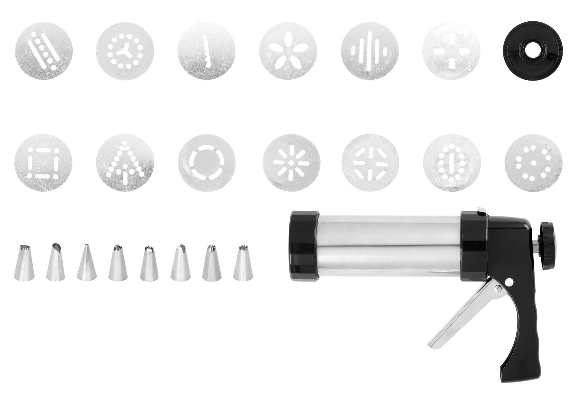 DEKORATIONS-MASCHINE Kekse & Kuchen - Schwarz, Metall (21.5/14/6.5cm)