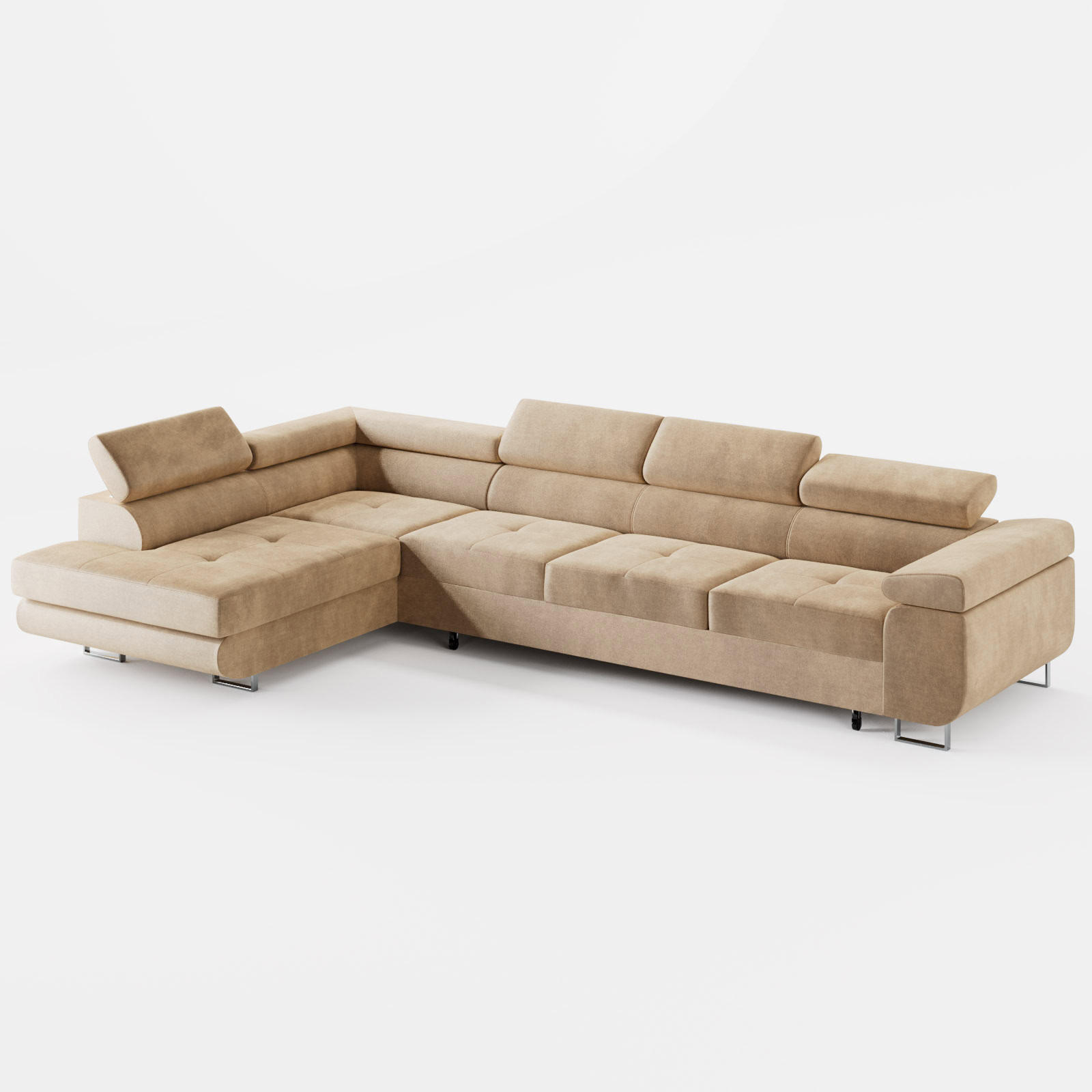 Barchello Ecksofa Beige 341x202 cm