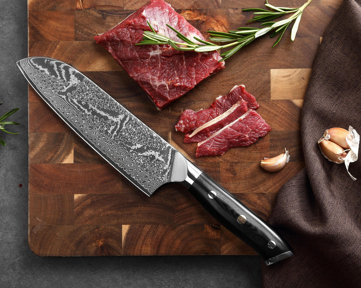 MESSERSET 2-tlg. 12,5–18 cm - Schwarz, Metall - Wakoli