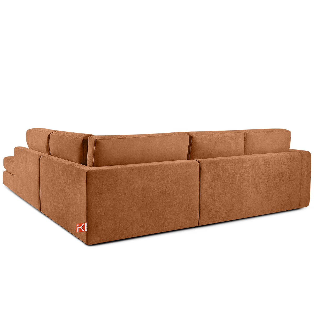 ECKSOFA rechts VERUS - Rot, Holz/Holzwerkstoff (297/248cm) - KONSIMO®