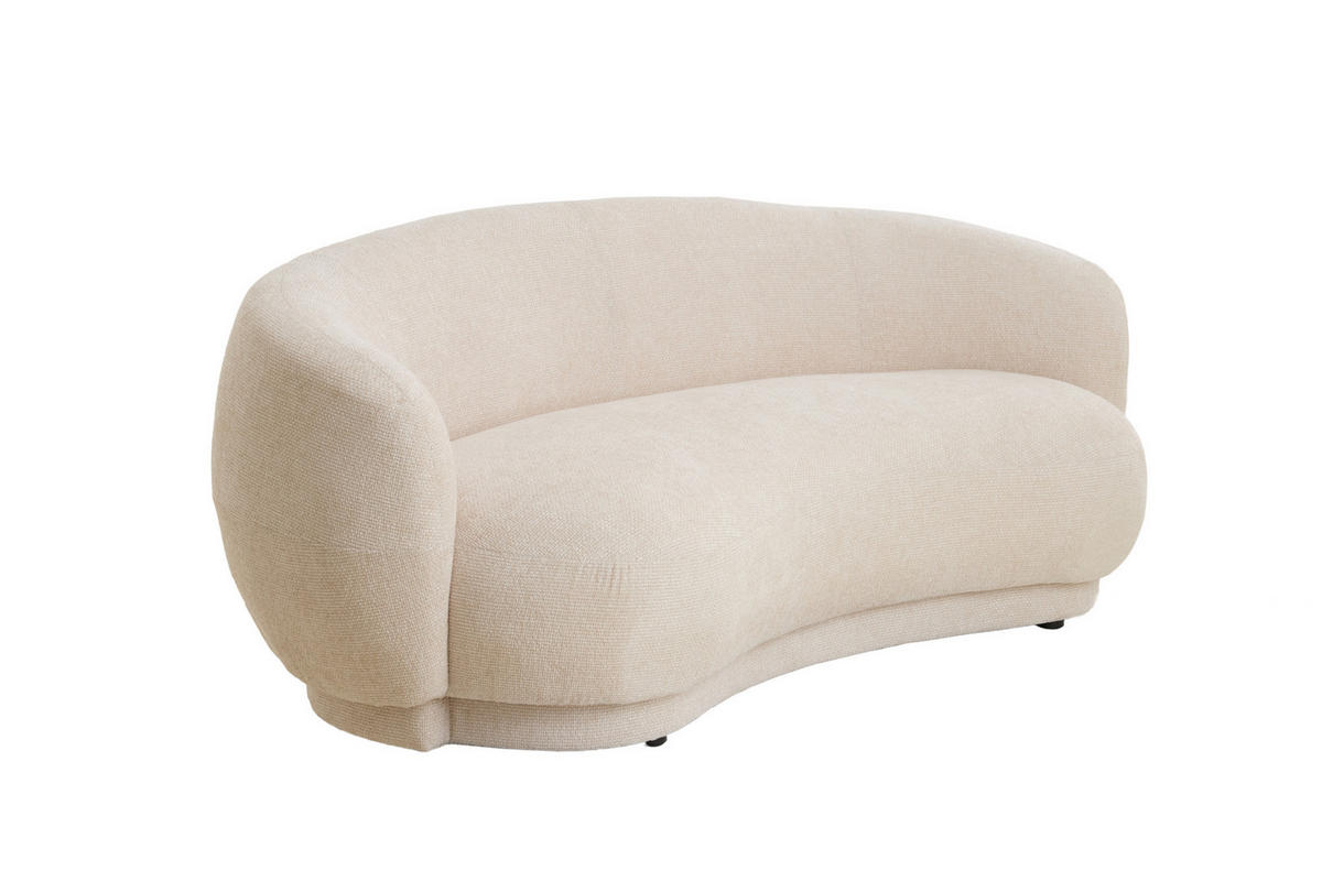 BANK Uvita Weiß 191/93/73 cm - Weiß, Holz (93/73/191cm) - Light & Living