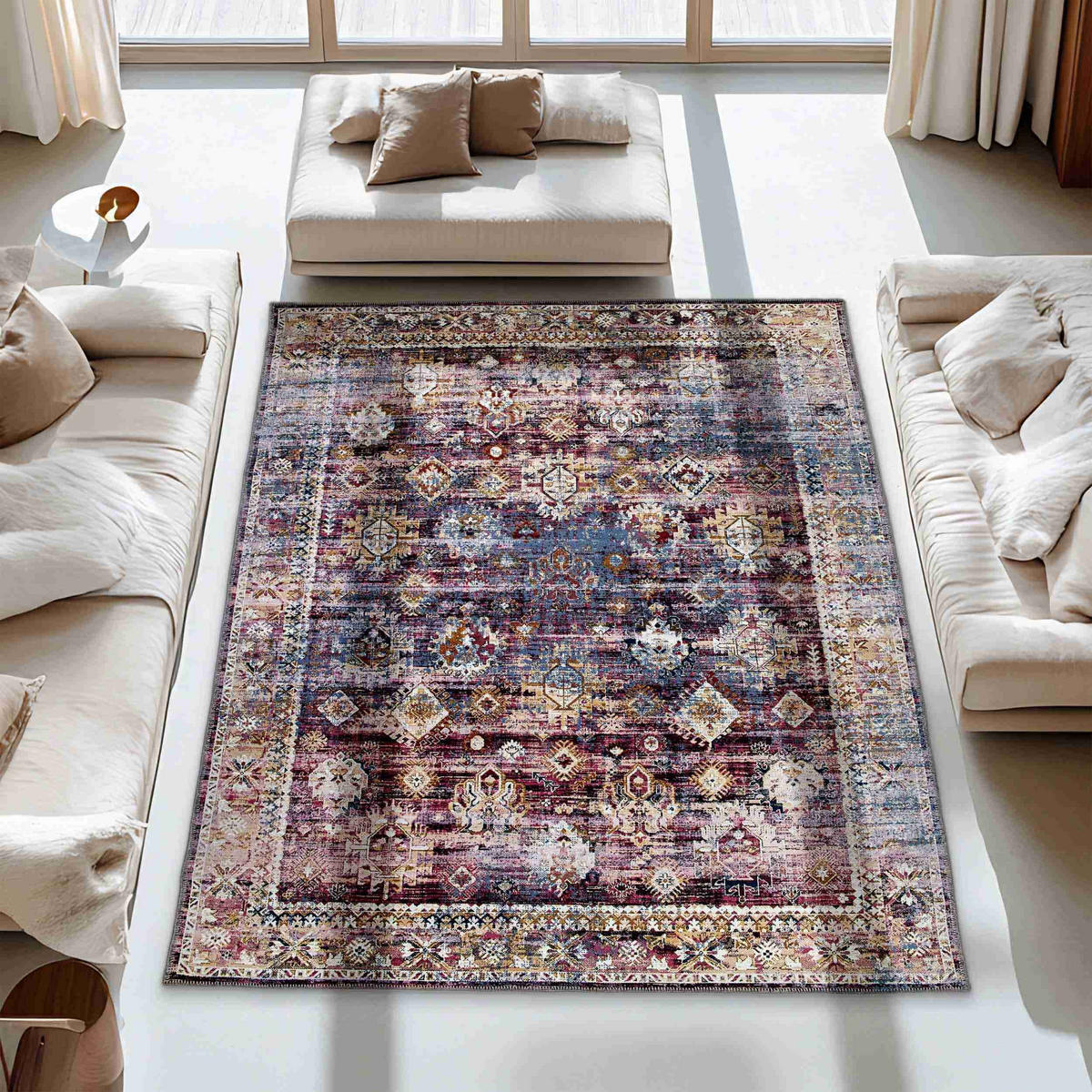 KURZFLORTEPPICH PIPER - Rot, Textil (160/230cm) - Astra