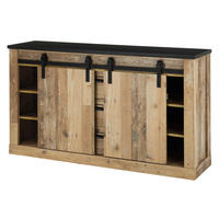 SIDEBOARD Shelton-61 - Braun, Holzwerkstoff (162/91/43cm) - Lomado