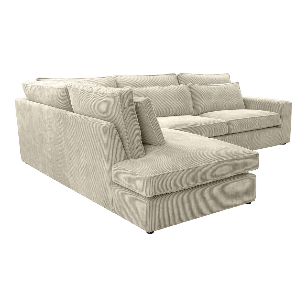 ECKSOFA CAMBO MINI Ohne Schlaffunktion, Creme - Creme, Textil (280/224cm) - Fedve