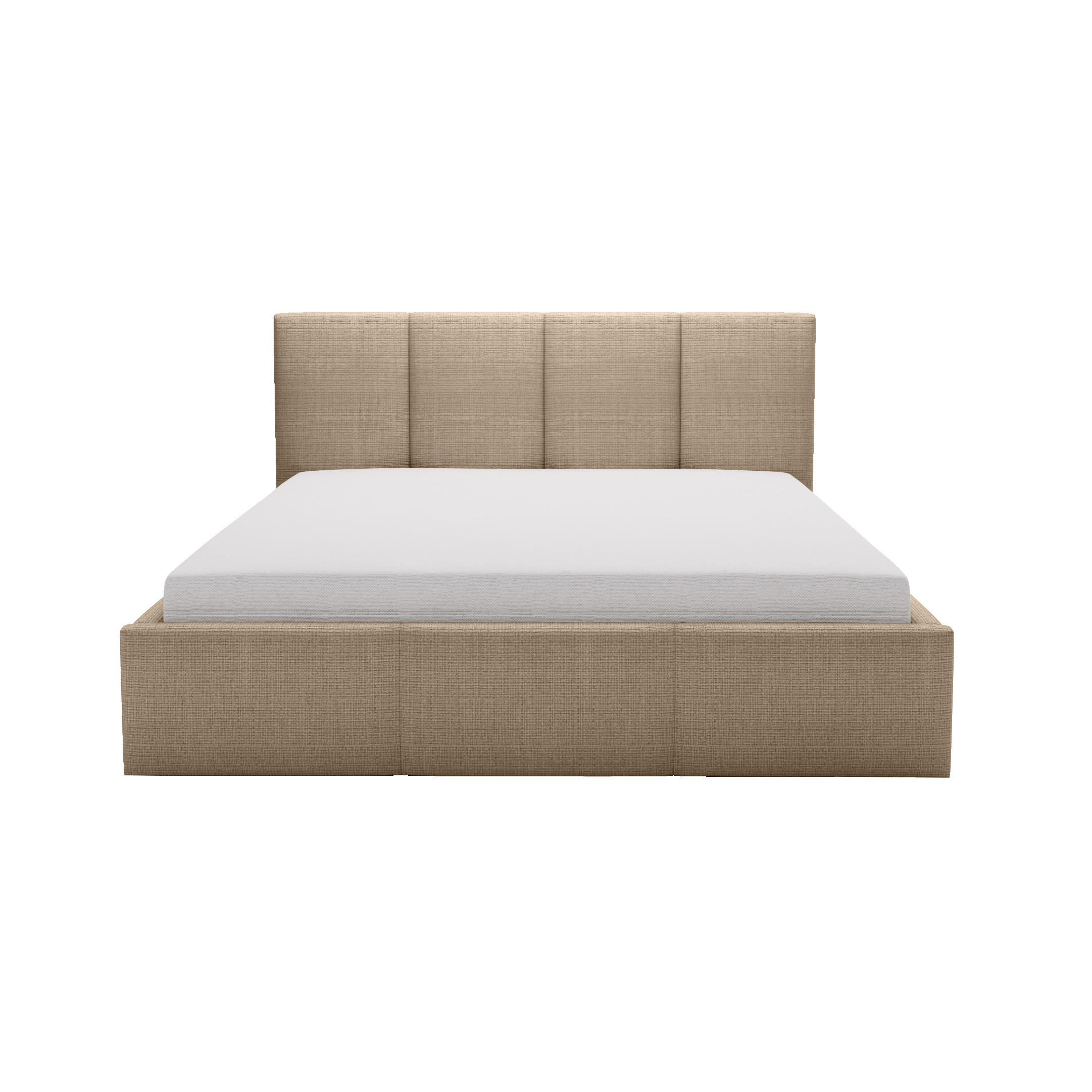 POLSTERBETT Celano Slim 120x200 cm, Braun - Braun, Textil (120/200cm) - Fedve
