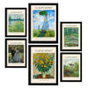 POSTER Set Mit 6 Monet Malergalerie A3 & A4 Rahmenlos - Klar, Papier (29/3cm) - Nacnic
