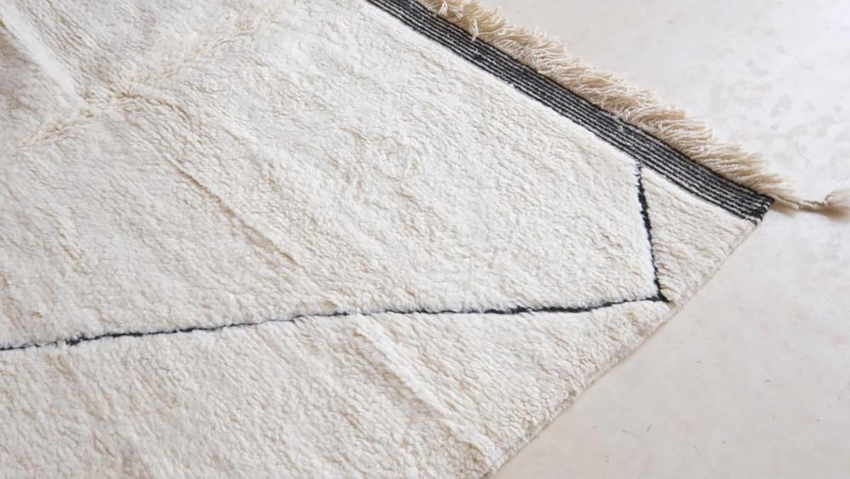 BERBERTEPPICH aus reiner Wolle 210x 276 cm - Weiß, Naturmaterialien (210/276cm) - AFK Living