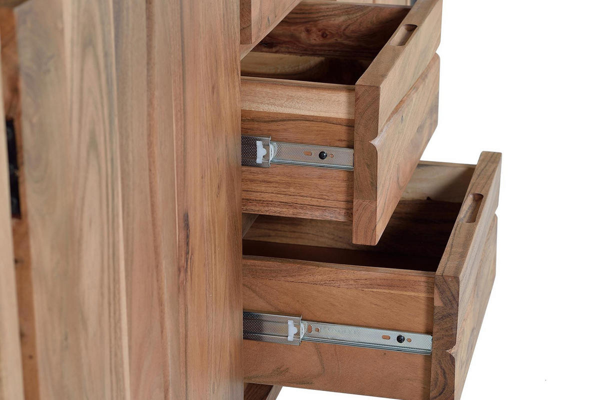 KOMMODE in Akazie - Braun, Holz (172/82/45cm) - Giner y Colomer