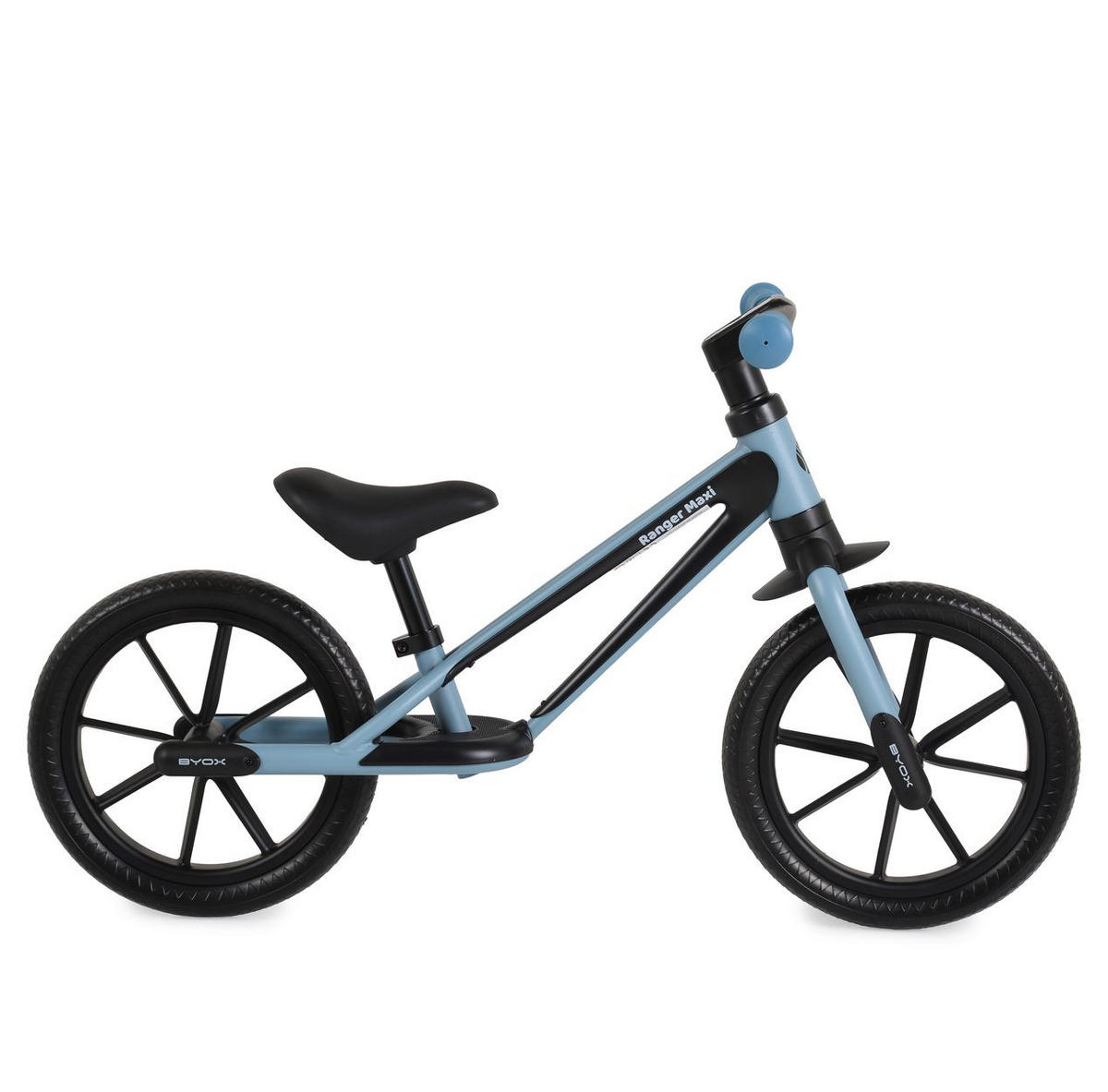 LAUFRAD Ranger Maxi 12 Zoll blau EVA-Reifen Metallrahmen Sitzhöhe verstellbar - Blau, Metall (89/37/54cm)