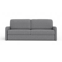 2-SITZER SOFA BIANCO 215 cm breit in Stoff Dunkelgrau - Dunkelgrau, Holzwerkstoff/Textil (215/90/92cm) - Deine Möbel 24