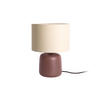 TISCHLAMPE Alma Straight 23/23/33 cm - Altrosa, Keramik (23/23/33cm) - Leitmotiv