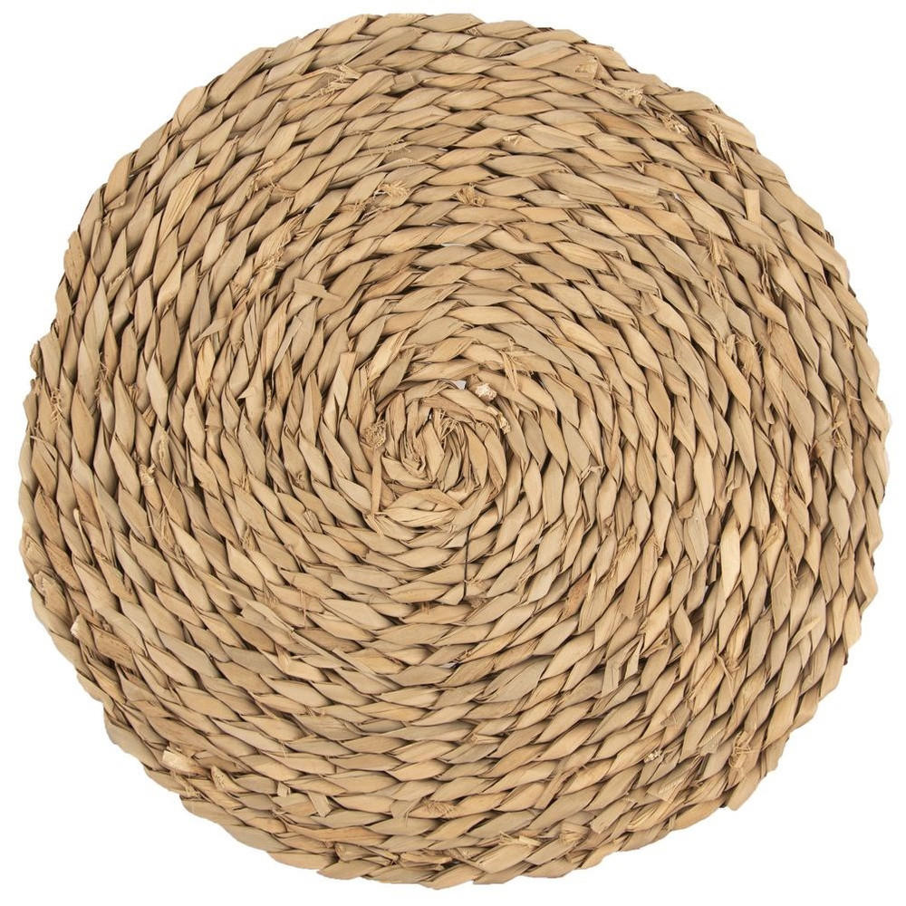 TISCHSET RUND, Rohrkolben, natur, Ø 35 cm - Naturfarben, Holz (35cm) - Orion 