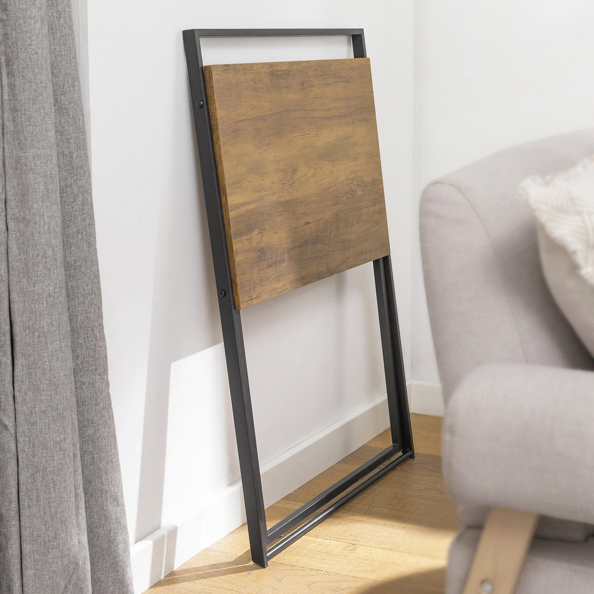SCHREIBTISCH Vintage - Braun, Holzwerkstoff (45/63/77cm) - SoBuy