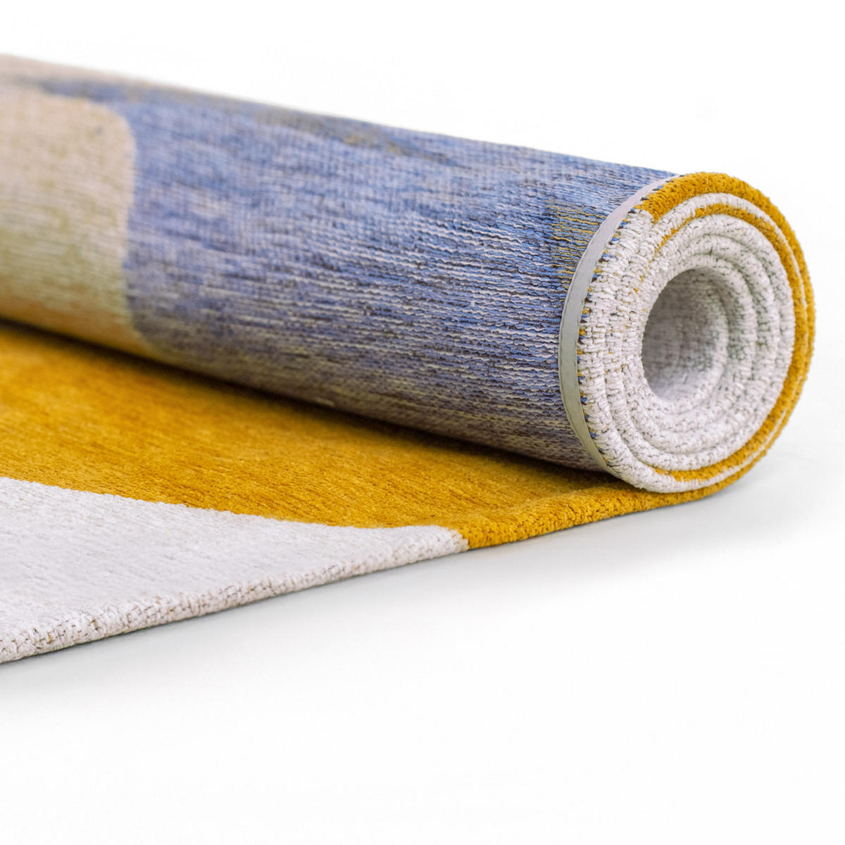 PREPROGA Stones Sunny Blue 100/140 cm - modra, umetna masa/tekstil (100/140cm) - Louis De Poortere