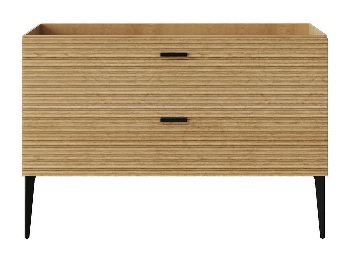WASCHBECKENUNTERSCHRANK - 120 cm x 46 cm - holz - naturfarben hell Sarone - Naturfarben, Holz (120/55/46cm) - Vente-Unique