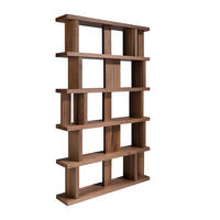 REGAL Regal aus Walnussholz 120/23/195 cm - Walnussfarben, Holz (120/195/23cm) - ANGEL CERDA