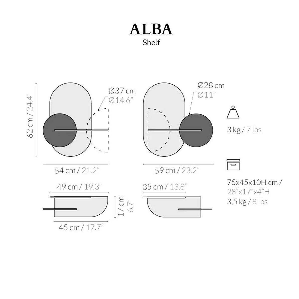 REGAL Alba Oval - Eichefarben, Holz (60/72/17cm) - Woodendot