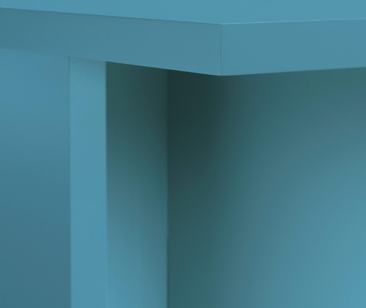 COUCHTISCH mit widerstandsfähiger MDF-Platte 3 cm Blau 100/60 cm - Hellblau, Holzwerkstoff (60/100/42cm) - RNT By Really Nice Things