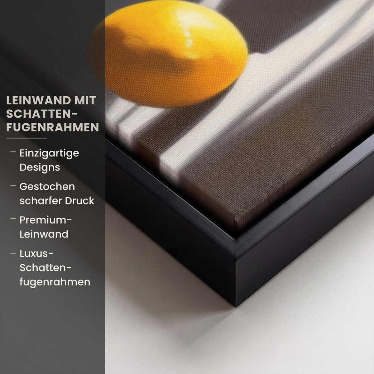 LEINWAND Bilder mit Rahmen - Zitronen - Stilleben - Gelb - 80x60 - Gelb, Textil (80/60cm) - MuchoWow