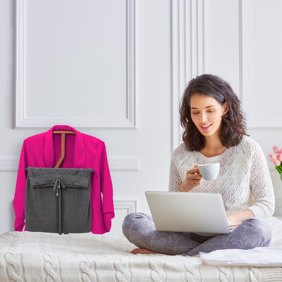 HERRENDIENER - Multicolor, Holzwerkstoff/Metall (45.5/106.5/20cm) - Relaxdays