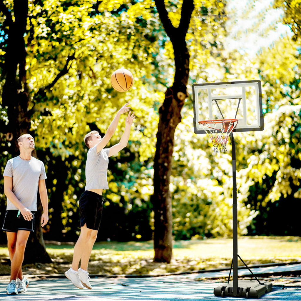 Thumbnail - Homcom Basketballständer,, Schwarz, Metall, 165x90 cm, Freizeit, Sport & Fitness