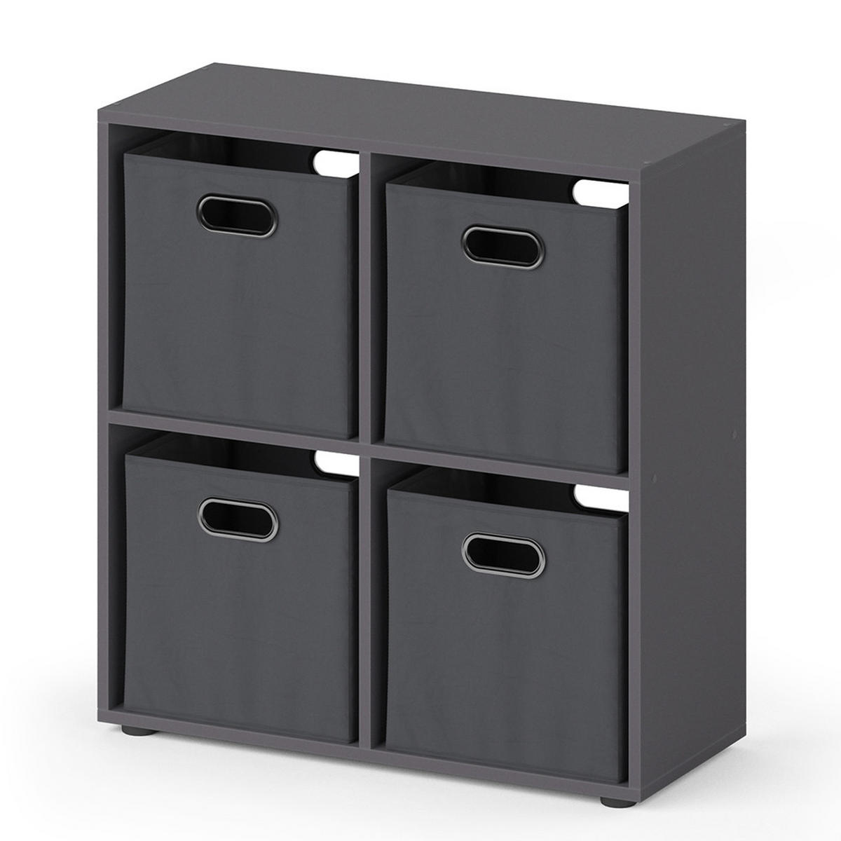 RAUMTEILER Tetra Grau 72 x 72.6 cm - Grau, Holzwerkstoff (72.6/72/29cm) - Vicco