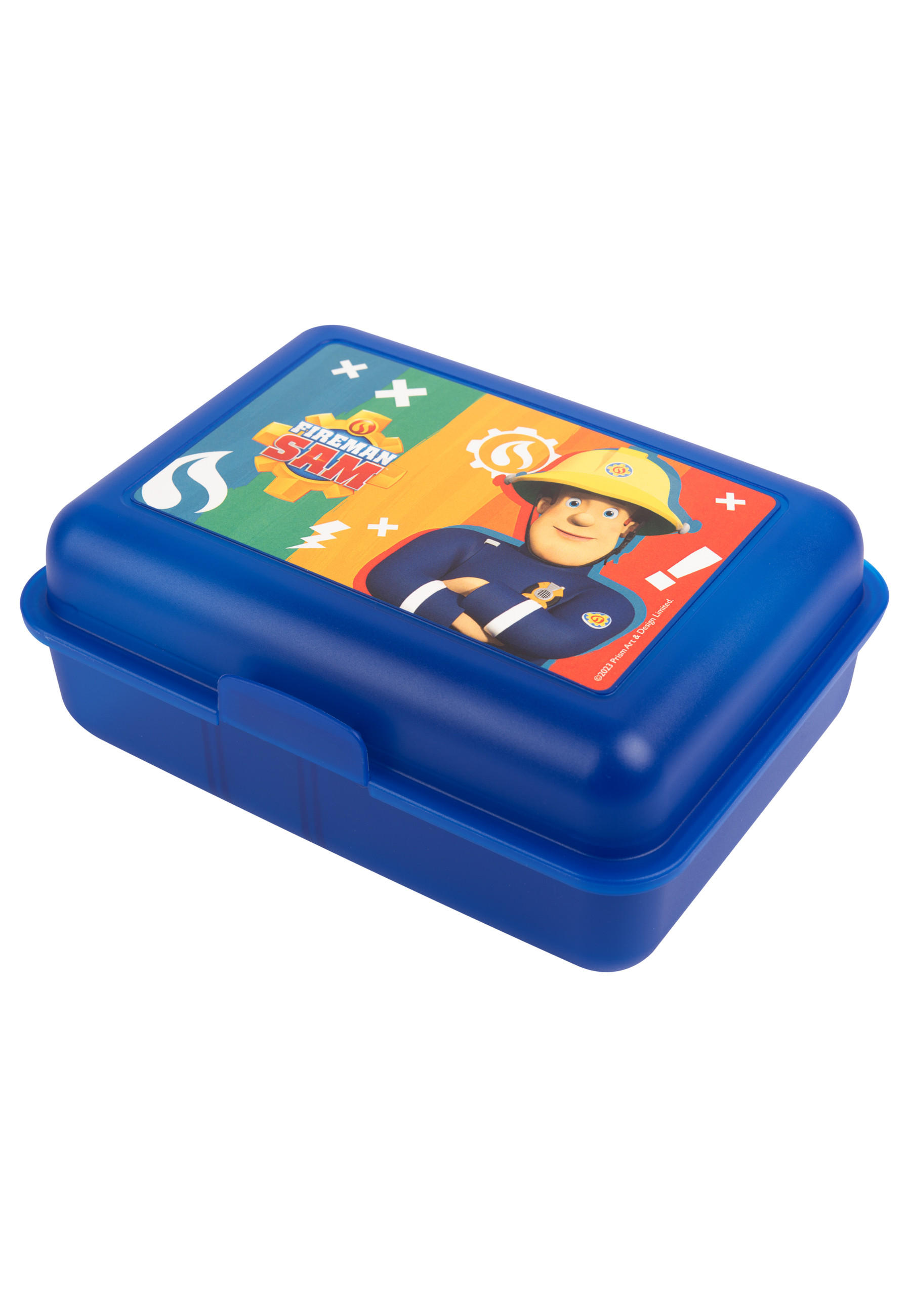BROTDOSE Feuerwehrmann Sam Lunchbox Blau 17,5 x 12,8 x 6,9 cm - Blau, Kunststoff (17.5/6.9/12.8cm) - Chiemsee