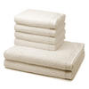 FROTTIERSET Superwuschel 6-teilig - Beige, Textil (50/100cm) - MÖVE