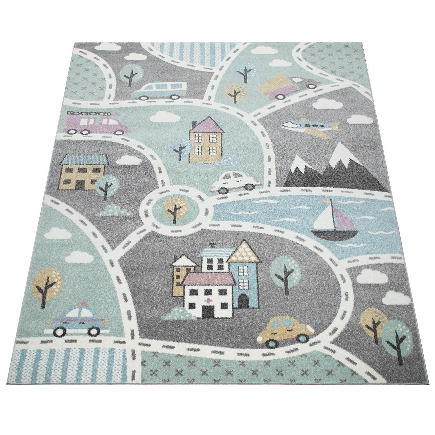 KINDERTEPPICH 120/170 cm Capri 318 - Grün, Textil (120/170cm) - Paco Home