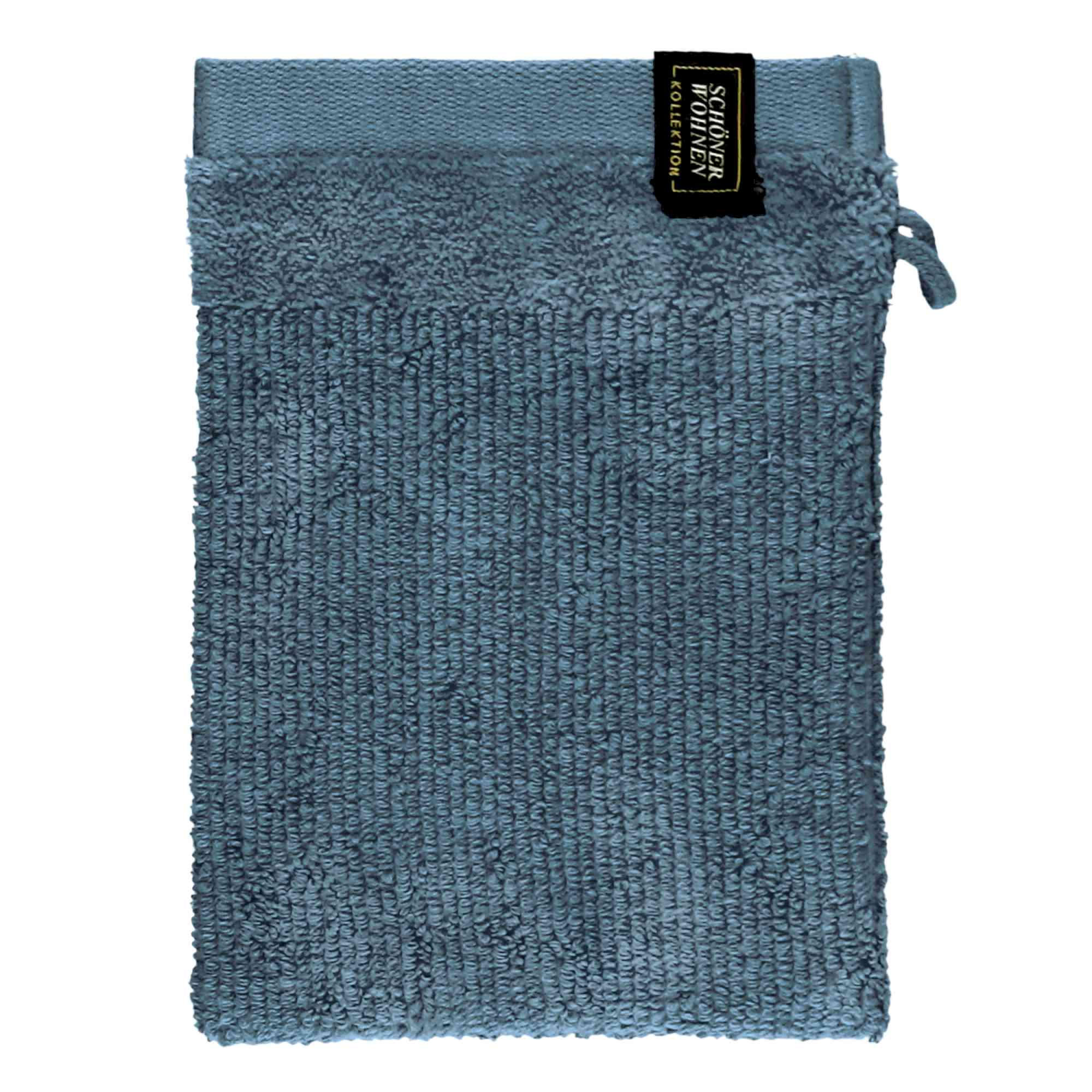 WASCHHANDSCHUH SENSE-6 - Blau, Textil (16/21cm) - Schöner Wohnen