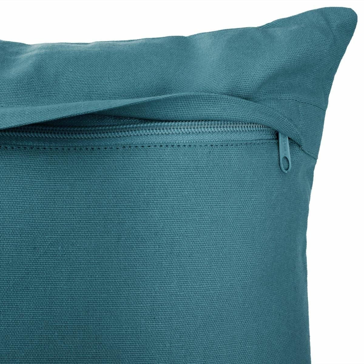 ZIERKISSEN 30/50 cm - Blau, Naturmaterialien (30/50cm) - Atmosphera Createur d´interieur