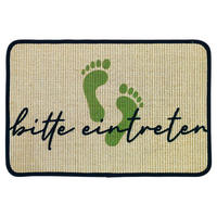 FUSSMATTE ECO-SISAL - Grün, Textil (45/90cm) - WohnDirect