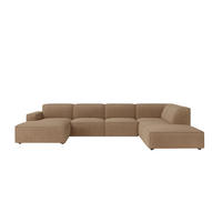 ECKSOFA Cursal V, Stoff Artico, Beige, Rechts - Beige, Holz (364/262cm) - Kaiser Möbel